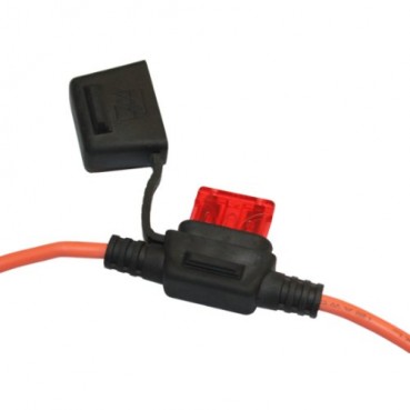 Hängsäkringshållare för flatstiftssäkringar 