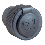 Cigguttag 12V 16A infällt med mutter