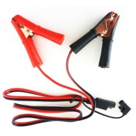 SAE-kabel 1m med krokodilklämmor