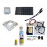 Husbilspaket 100W 12V med Schaudt regulator och hörnprofiler