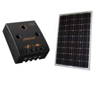 50W solpanel med regulator