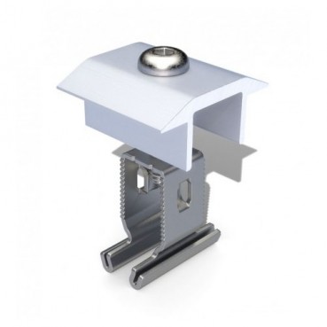 Mittklämma Renusol för aluminiumskenor, MS+P & MS+